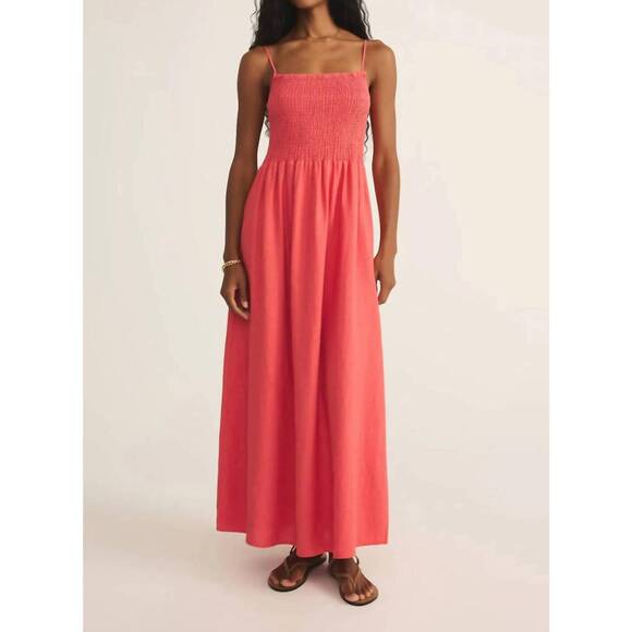 Z SUPPLY Dresses & Skirts - NEW Z SUPPLY bayside linen maxi dress in persimmon